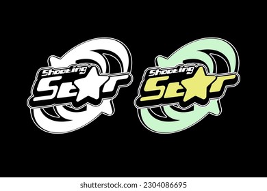 retro graphic tee y2k streetwear logo template