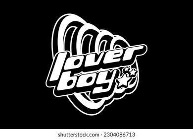 retro graphic tee y2k streetwear logo template