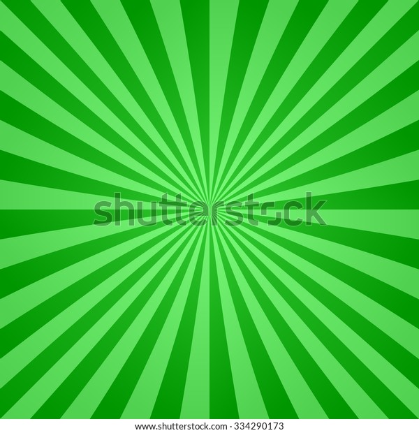 Retro Green Color Ray Burst Design Stock Vector (Royalty Free ...