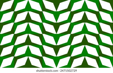 Retro Green Diamond Muster nahtlose Stil Replet Bild Design für Stoffdruck Retro Vintage, Schachbrett