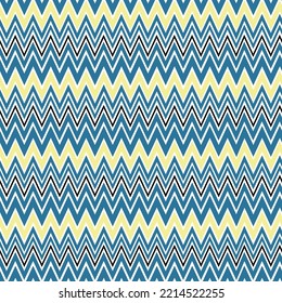 Retro green Missoni textile vector seamless repeat pattern.