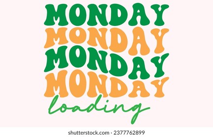 Retro, Green Monday EPS Bundle, Single design