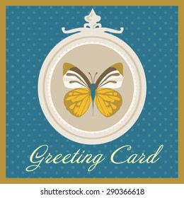 Retro greeting card