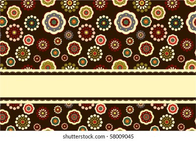 Retro greeting card
