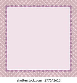Retro greeting card design. Vector image. 