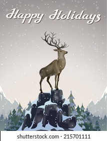 retro greetings card