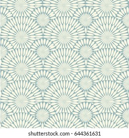 Retro grey seamless circle pattern