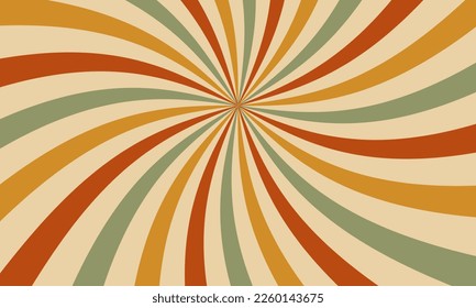 Retro groovy background. Abstract colourful and textured wavy shapes design. Vector ESP10