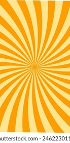 Retro groovy background. Abstract retro, Sunbeam, geometric pattern, Funky Hippie, Classic Vintage Retro Rays Background.