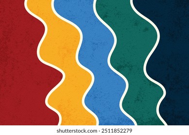 Retro groovy background. colorful retro absytract background with grunge texture.