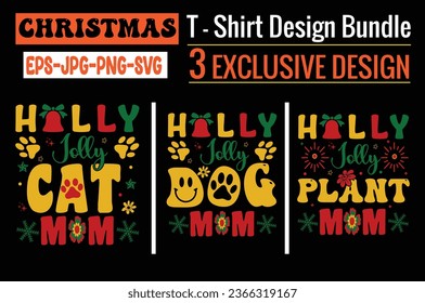 Retro, Groovy, Christmas T-shirt Design. ready to print for apparel, poster, and illustration. Modern, simple, lettering t-shirt vector