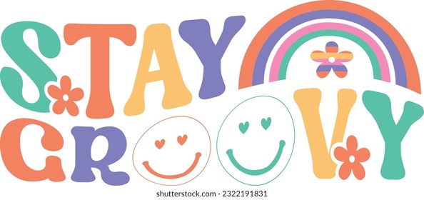 Retro Groovy Inspirational Design Bundle