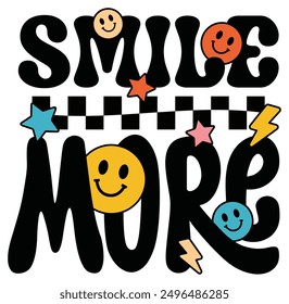 Retro Groovy Positive Quotes Sticker Set