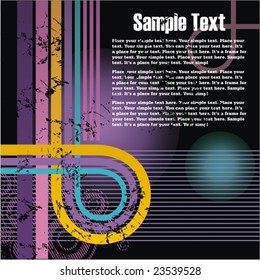 retro grunge background for cd cover or flyer