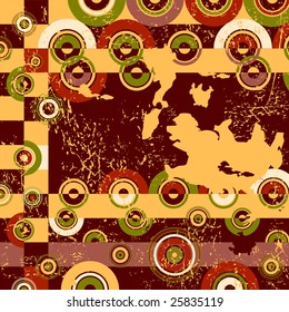 Retro grunge background (vector)