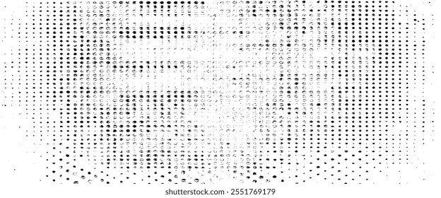 Fundo de padrão de pixel de meio-tom de sobreposição grunge retro