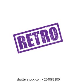 Retro, grunge rubber stamp effect, vector illustration