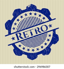 Retro grunge seal