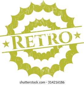 Retro grunge seal