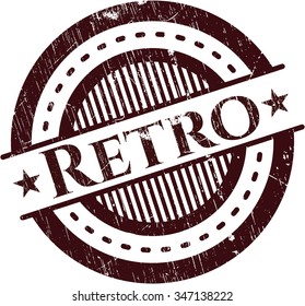 Retro grunge seal
