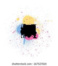 Retro Grunge Splashes