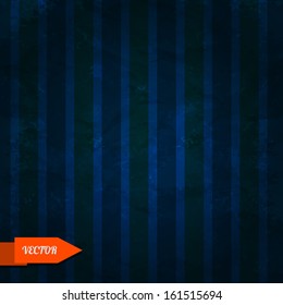 Retro grunge striped background - vector