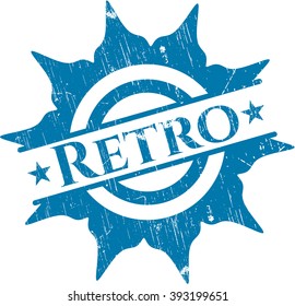 Retro grunge style stamp