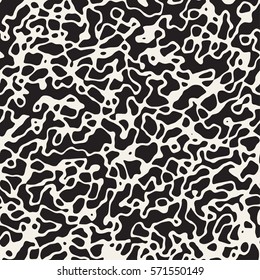 Retro Grungy Noise Texture. Abstract Geometric Background Design. Vector Seamless Black and White Pattern.