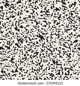 Retro Grungy Noise Texture. Abstract Geometric Background Design. Vector Seamless Black and White Pattern.