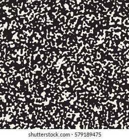 Retro Grungy Noise Texture. Abstract Geometric Background Design. Vector Seamless Black and White Pattern.