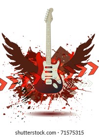 Retro guitar