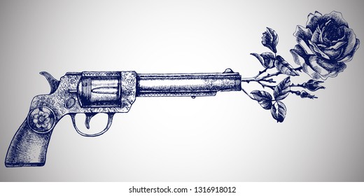 Gun Drawn Images, Stock Photos & Vectors | Shutterstock