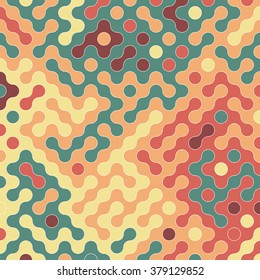 Retro halftone background - vector illustration 