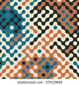 Retro halftone background - vector illustration 