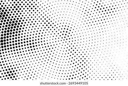 Retro halftone dot pattern abstract vector background, Abstract grunge halftone dot pattern vector overly , Halftone dots abstract geometric pattern vector for background design and wallpaper texture