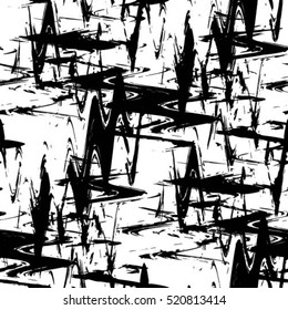 Retro halftone line grunge vector illustration background.