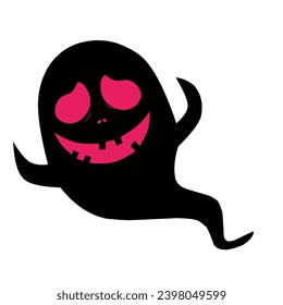 Retro Halloween Ghosts, suitable For Graphic Designers, White background