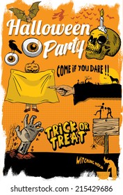 Retro Halloween Icons