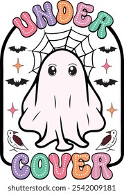 retro halloween png sublimation bundle