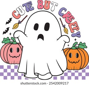 retro halloween png sublimation bundle