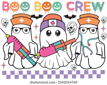 retro halloween png  sublimation design