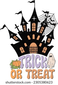 Retro Halloween Quotes Design Vol-2