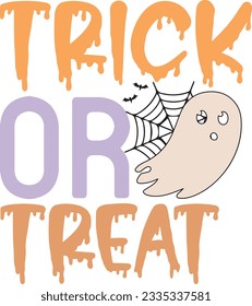 Retro Halloween Quotes Vector Design