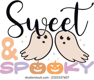 Diseño de vectores de citas de Halloween retro