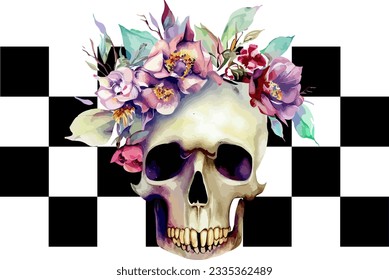 Retro Halloween Spooky Design .