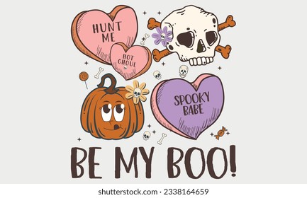Retro Halloween Sublimation Design Bundle