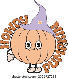 Retro Halloween Svg Quotes Design
