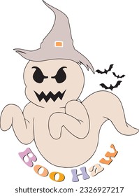 Retro Halloween Svg Quotes Design