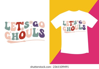 Retro Halloween SVG T-Shirt Design
