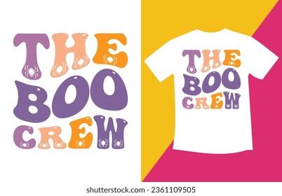 Retro Halloween SVG T-Shirt Design
